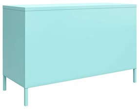 Armadietto in metallo azzurro 100x64 cm Cache - Novogratz