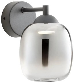 Redo 01-3483 - Lampada da parete LED KHADI LED/6W/230V CRI 90 nero/fumé