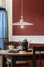 Ferroluce Classic  1-light suspension lamp L&apos;Aquila C009