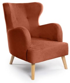 Poltrona in colore mattone Noemye - Bonami Essentials