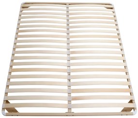 Telaio a doghe 160 x 200 cm Beige - 2x19 doghe - smontato senza piedi