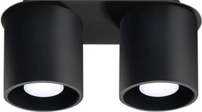 Plafoniera da soffitto in acciaio 2xGU10 ORBIS 2 in Alluminio