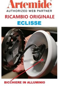 Artemide bicchiere di ricambio per Eclisse