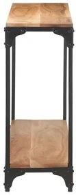 Tavolo consolle 110x30x75 cm in legno massello di acacia
