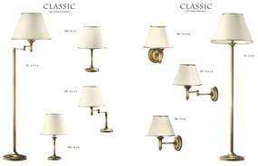 Jupiter 509 CL L p - Lampada da tavolo CLASSIC E27/60W/230V