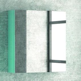 Specchio bagno contenitore in legno 60x13x75cm SP-60 - KAMALU