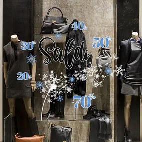 Soffione con fiocchi | Vetrofania