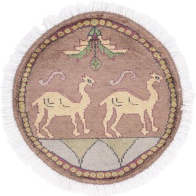 Agra Tappeto orientale 50 x 50 (Indian) Annodato A Mano