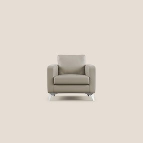Orione Poltroncina in ecopelle moderna e impermeabile T04 talpa