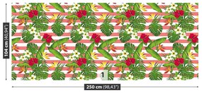 Carta da parati Fiori tropicali 104x70 cm