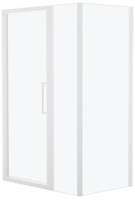 Pannello laterale per box doccia Wens L 40 x H 195cm, Sp. 6 mm vetro smerigliato