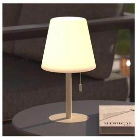 Atmosphera - LED RGB Ricaricabile per esterni lampada da tavolo ZACK LED/3,7V IP44 beige