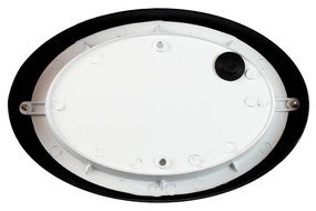 Plafoniera E27 IP54 Nera 214x142mm Colore Nero