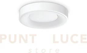 Planet plafoniera led 3000k 15w  1350 lm satinata bianca d.30cm