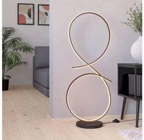 Eglo 901271 - Lampada LED da terra SERPINS LED/20W/230V 3000K nero