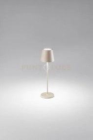 Lampada da tavolo ricaricabile a batterie diva led 2w 3000k cri?80 ...