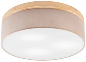 Brilagi - LED Plafoniera BELLADONNA 3xE27/15W/230V beige/pino