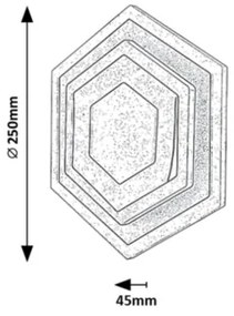 Rabalux 71113 - Plafoniera LED BITSI LED/23W/230V 3000/6000K
