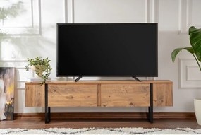 Mobile TV di colore naturale con effetto pino 180x50x29,5 cm Serenity – Kalune Design