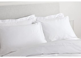 Biancheria da letto Classic in cotone sateen bianco, 135 x 200 cm - Bianca