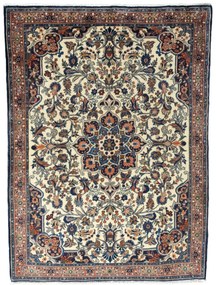 Bidjar Tappeto 160x110 Beige (Iran) Annodato A Mano