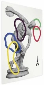 Poster - Collage Graphic - Discus Thrower - Sculpture Senza cornice 60x90