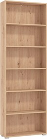 MADDIE - libreria sei ripiani moderno minimal in legno