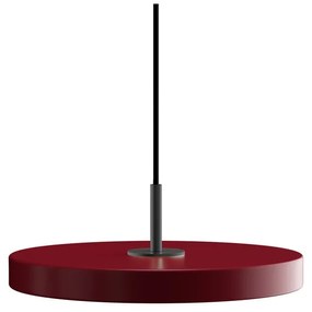 Lampada a sospensione a LED rossa con paralume in metallo ø 31 cm Asteria Mini - UMAGE