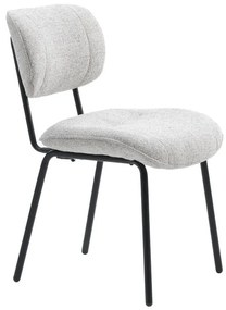 Sedia da pranzo grigio chiaro Buffalo - Unique Furniture