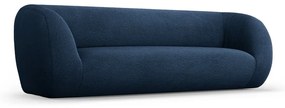 Divano in tessuto bouclé blu 230 cm Essen - Cosmopolitan Design