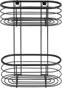 Ripiani per doccia neri 26 x 35 cm Trestina - Wenko