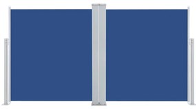 Tenda da Sole Laterale Retrattile Blu 117x600 cm
