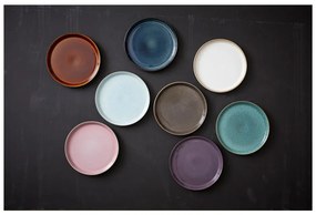 Piatto nero/color ambra in gres ø 27 cm Gastro Black/Amber – Bitz