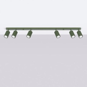 Applique da soffitto KARBON 6L in Alluminio 6xGU10