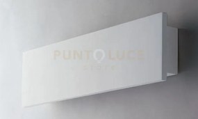 Applique a parete led ortisei bianca 11,8w 1400lm 4000k 40x4x8cm in...