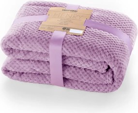Coperta in microfibra viola lilla , 70 x 150 cm Henry - DecoKing