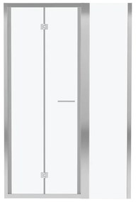 Pannello laterale per box doccia Wens L 40 x H 195cm, Sp. 6 mm vetro smerigliato