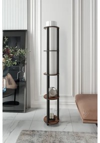 Lampada da terra con ripiani NOTO 1xE27/40W/230V marrone/nero