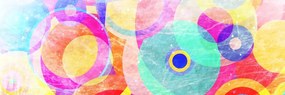 Quadro su tela – Cerchi colorati