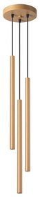 Sollux SL.1172 - Lampadario a sospensione con filo PASTELO 3xG9/8W/230V oro