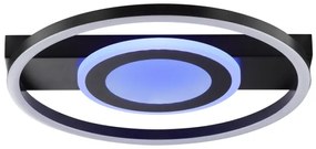 Brilliant -LED RGBW dimmerabile plafoniera MAUREEN LED/20W/230V 3000-6500K nero+ telecomando