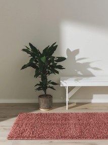 benuta Basic Tappeto a pelo lungo Soho Rosa 60x120 cm - Tappeto design moderno soggiorno