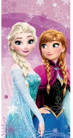Asciugamano per bambini in cotone 70x140 cm Frozen "Pink-purple" – Jerry Fabrics