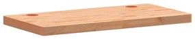 Piano scrivania 110x55x4 cm in legno massello di faggio