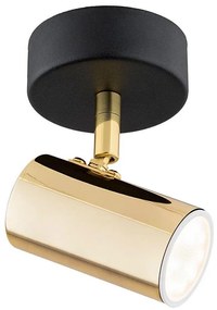 Argon 4208 - Faretto da soffitto LAGOS 1xGU10/5W/230V ottone/nero