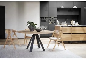 Set di 2 sedie da pranzo in colore naturale Waterton - Rowico