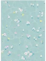 Sian Zeng Carta da parati Floral Bath - Blue