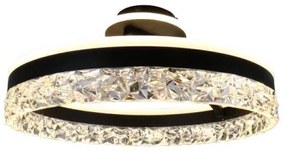 Lampadario a plafone LED dimmerabile LED/86W/230V 3000-6500K nero + telecomando