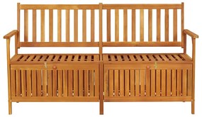 Cassapanca 148 cm in legno massello di acacia