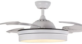 Ventilatore da soffitto Campidanio bianco, D. 105 cm ZEPHIR